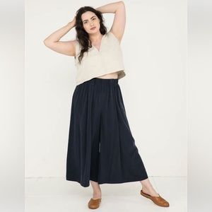 Elizabeth Suzann Andy Palazzos in black silk